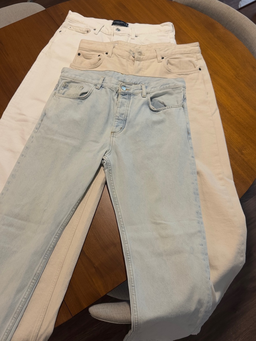 Denim Jeans Bundle | COS/Abercrombie/Zara 33/32R